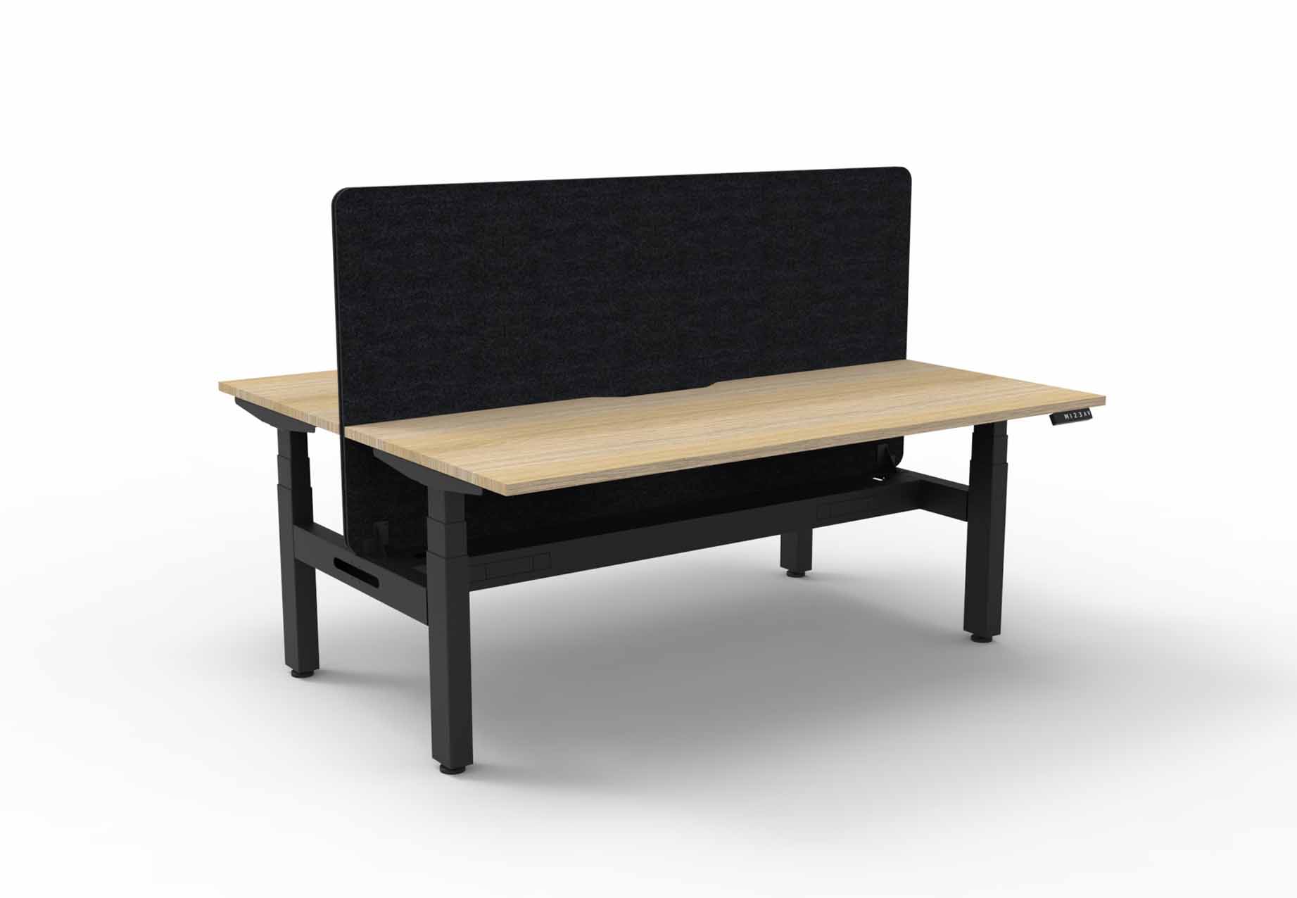 Boost+ Back to Back Workstation - Cable Tray and Eco Screen